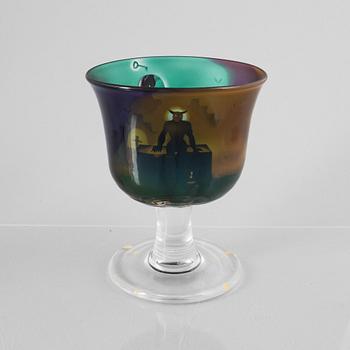 Bertil Vallien, a unique glass bowl, Kosta Boda.