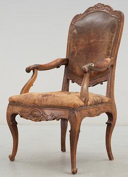 KARMSTOL, senbarock, 1700-talets första hälft/mitt.
