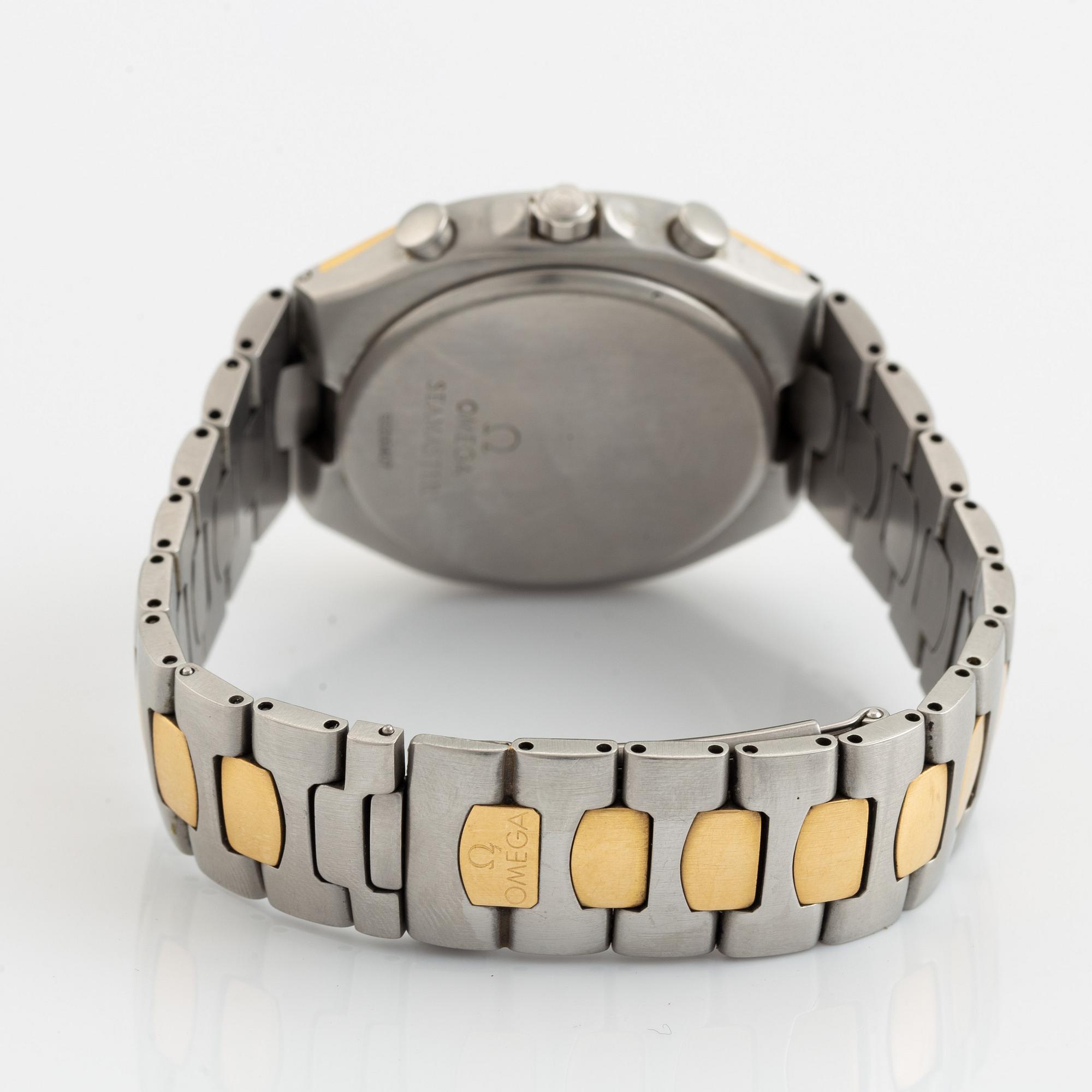 Omega, Seamaster, Polaris, kronograf, armbandsur, 38 mm.