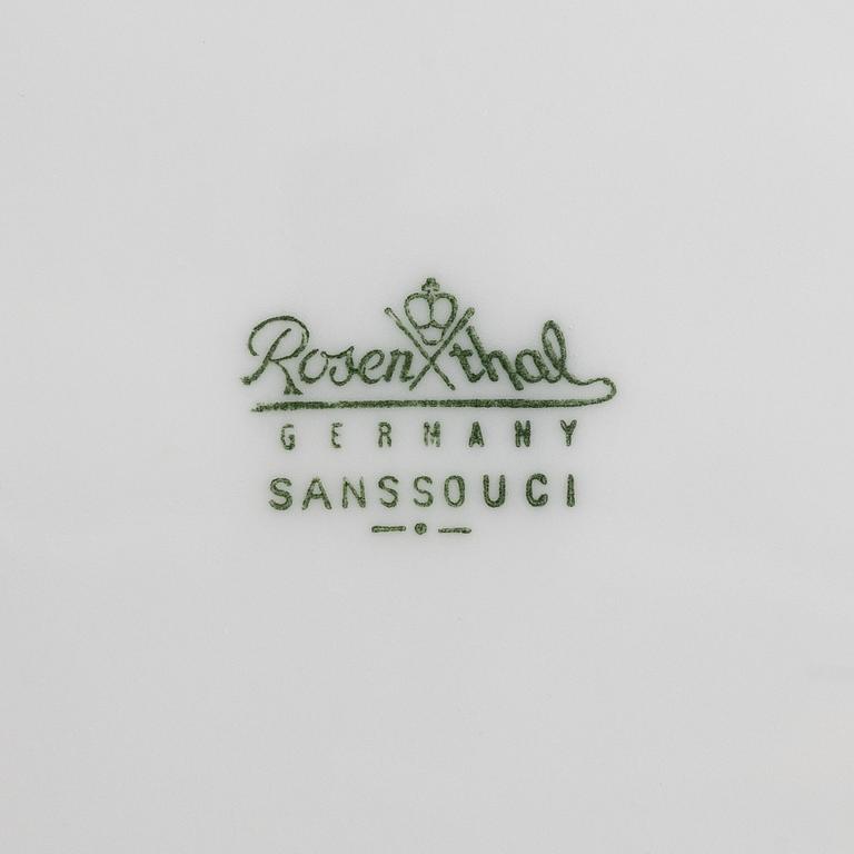 Mat- samt te- och kaffeservis, 131 delar, ”Sanssouci”, Rosenthal, Tyskland.