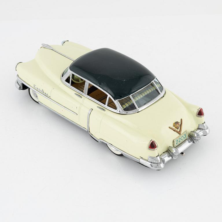 Leksaksbil, "Cadillac", Marusan Co Ltd, Japan, 1900-talets mitt.
