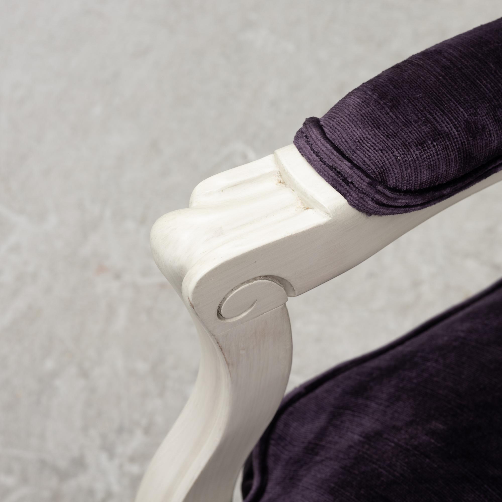 Fåtölj, sk "Gripsholmsmodell", Åmells Möbler, 1900-talets andra hälft.