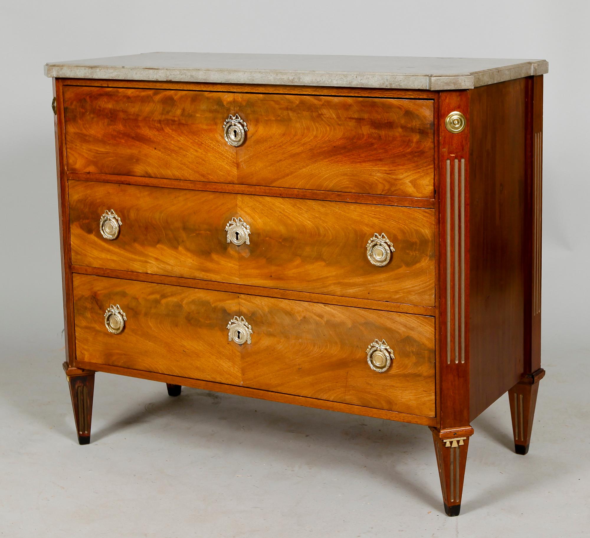 SEKRETÄR, gustaviansk stil, 1800-/1900-tal.