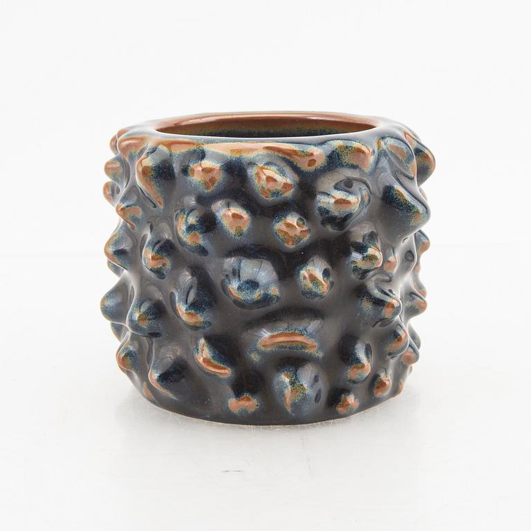 Axel Salto vas "Knoppande stil" Royal Copenhagen numrerad 20707 glaserat stengods.