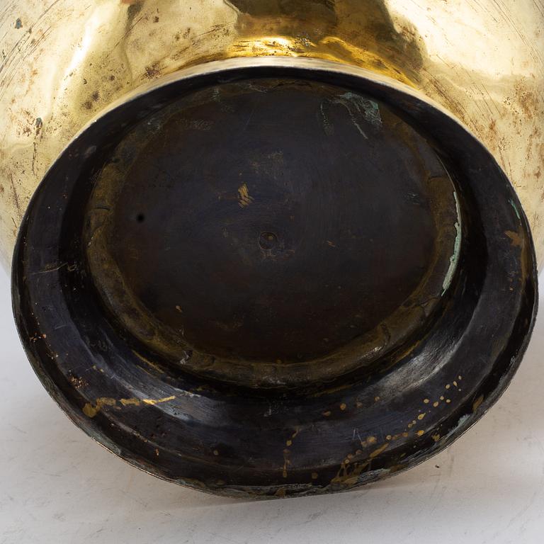 CHAMPAGNEKYLARE, mässing, 1800-tal.