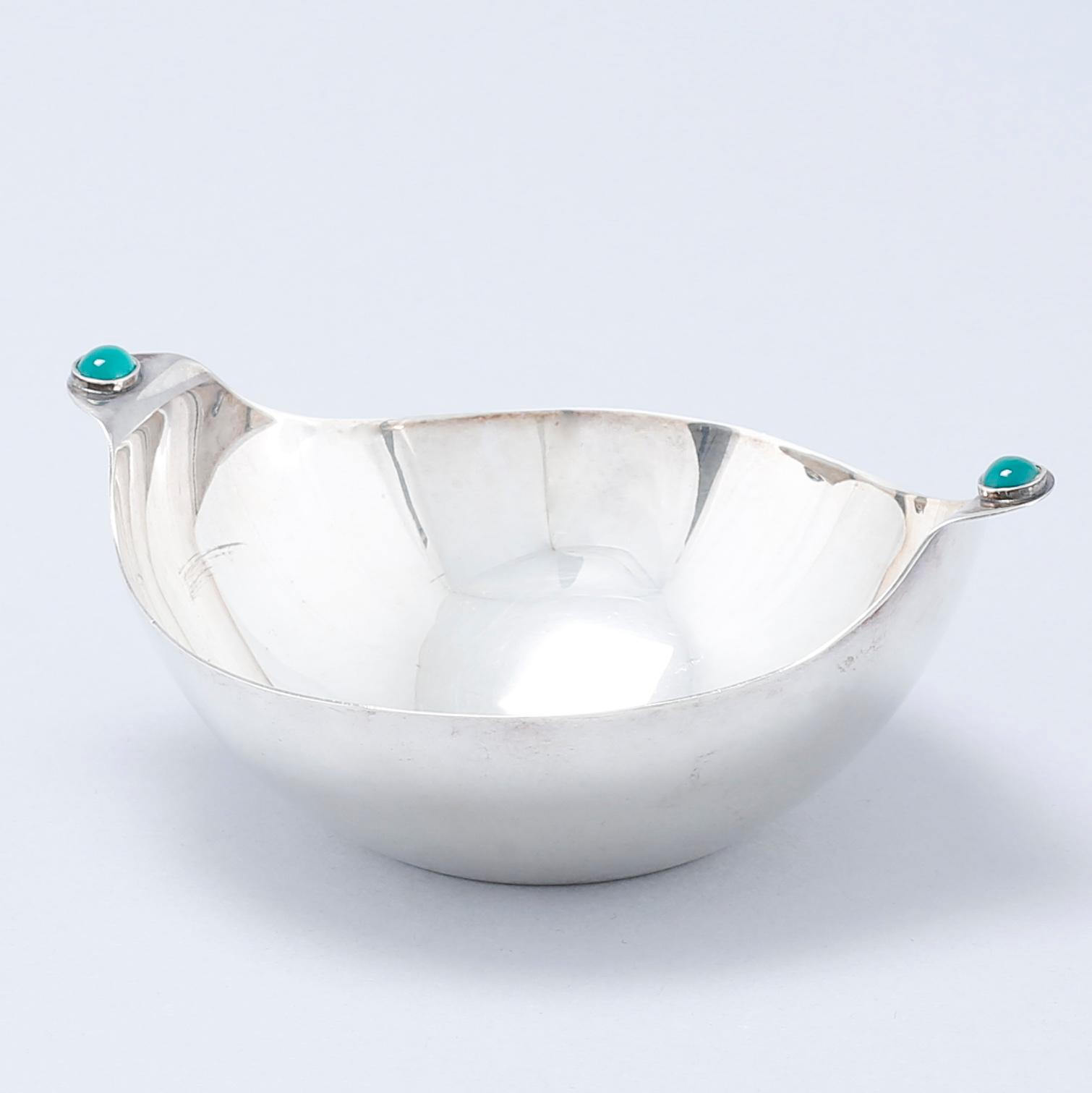 A silver bowl for C.G Hallberg, Stockholm, 1961.