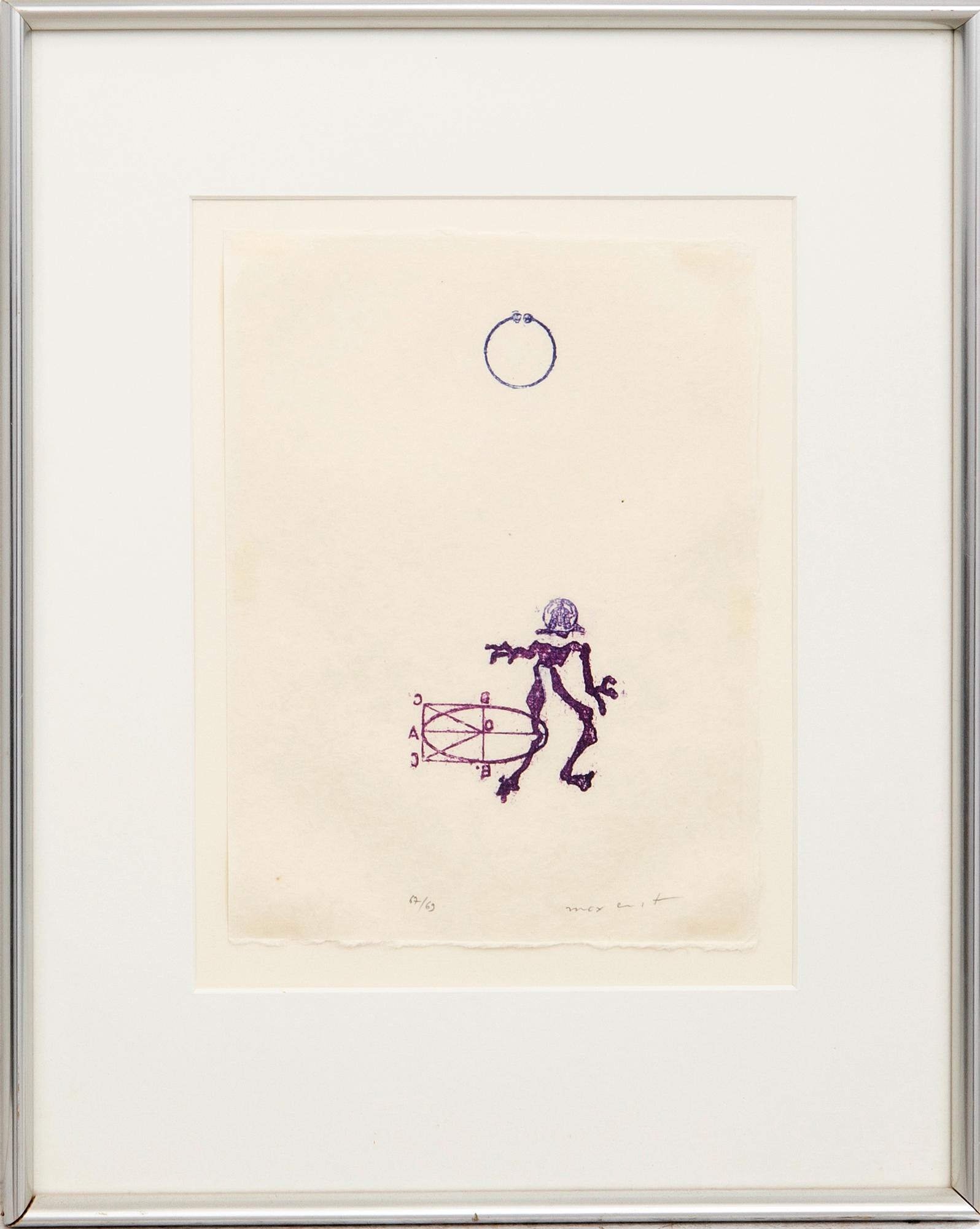 Max Ernst, litografi på japanpaper signerad och numrerad 67/69.