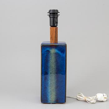 SÖHOLM STENTÖJ, bordslampa av stengods, Bornholm, Danmark 1970-tal.