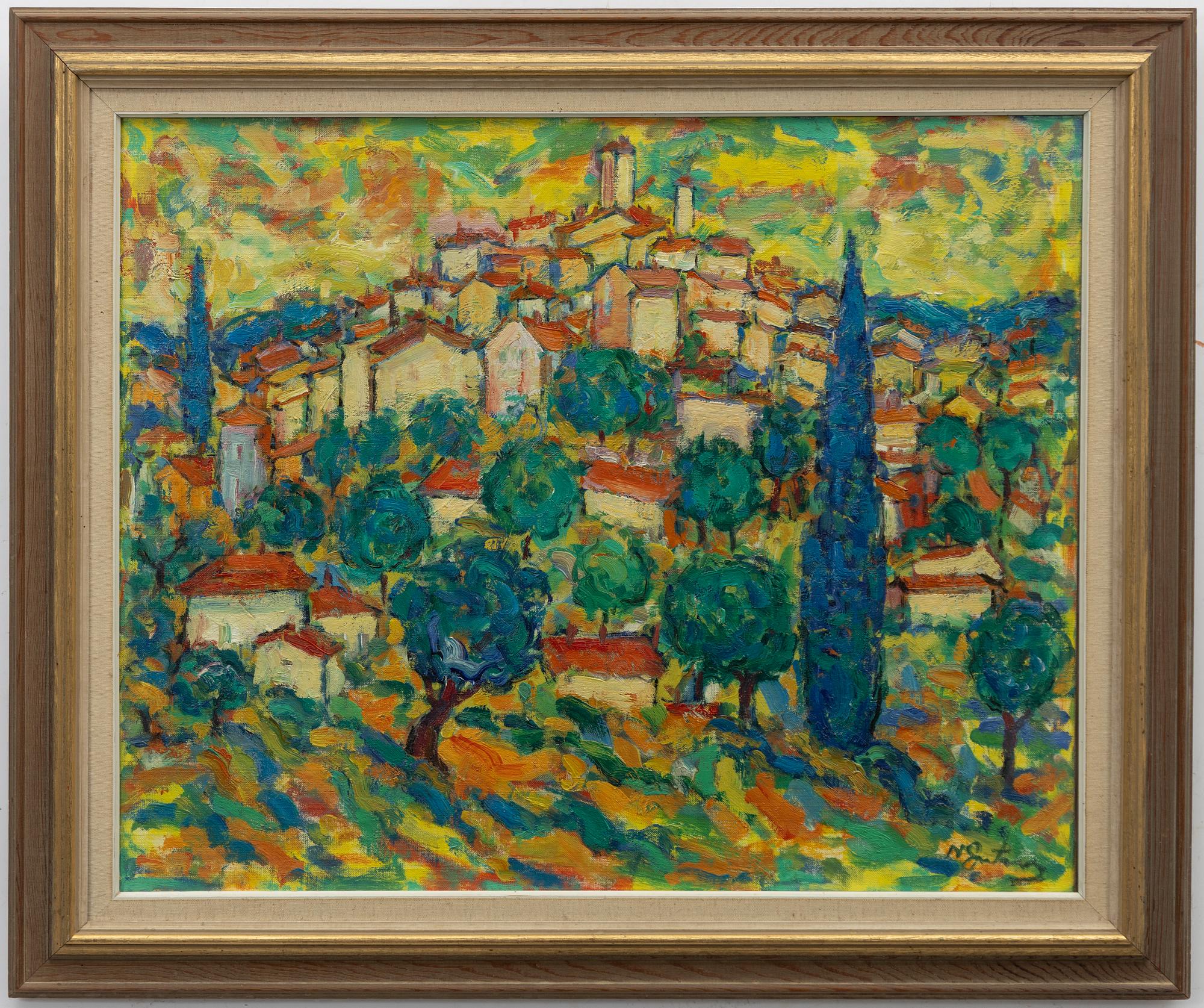 Nathan Gutman, Translation: "French mountain village".