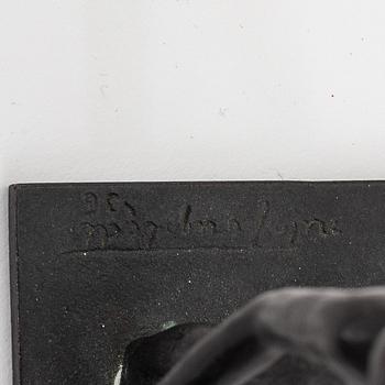 Nils Fougstedt, sculpture, bronze, signed and dated -36.