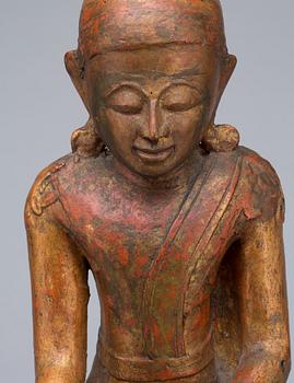 SITTANDE BUDDHA, Sukhothai-stil, Burma, 1800-tal.