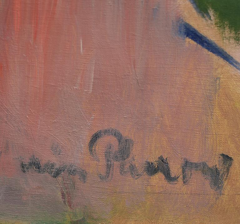 KARIN PARROW, olja på duk, signerad.