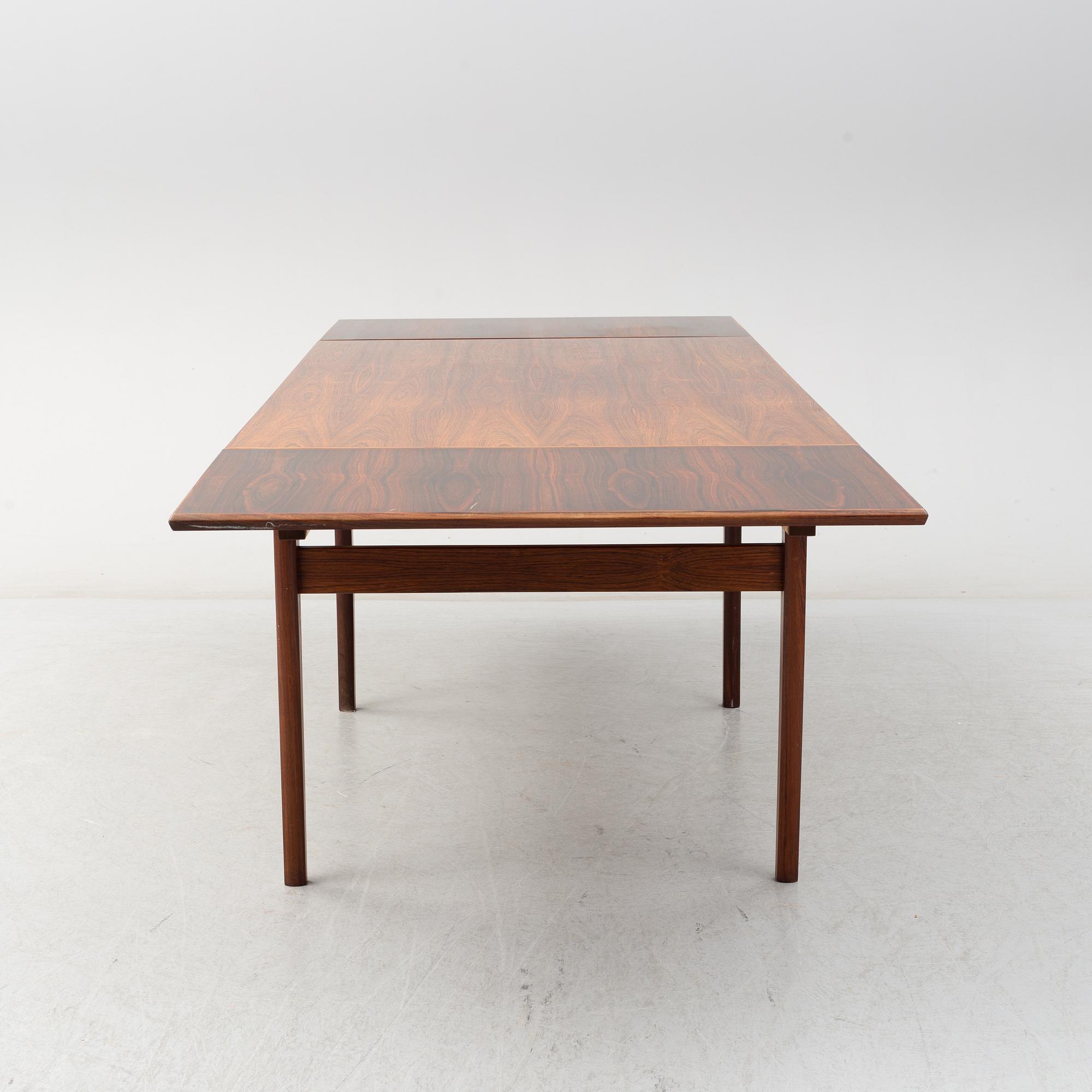 A second half of the 20th Century five piece dining suite, Vejle Stole & Möbelfabrik, Denmark.