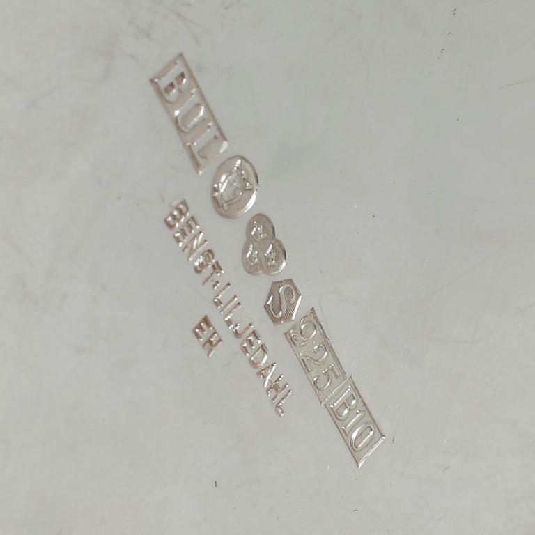 BÄGARE, silver. Bengt Liljedahl, Stockholm, 1976. Vikt ca 150 gram.