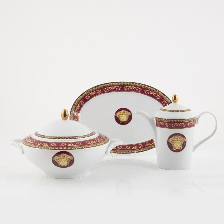 Mat-och kaffeservis, porslin, 63 delar, "Medusa", Rosenthal för Versace,