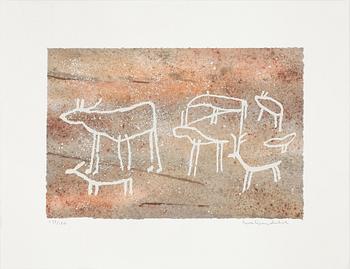 EVA LJUNGDAHL, 2 st färglitografier, signerade och numrerade 208/240 samt 132/180.