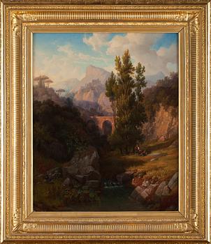 Gustaf Wilhelm Palm, Italian landscape.