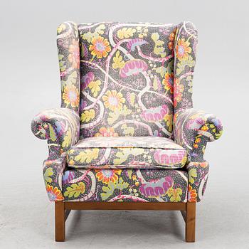 Ragnar Hellsén, armchair, "Oxford", model 3543, Firma Svenskt Tenn/Stjernmöbler, second half of the 20th century.