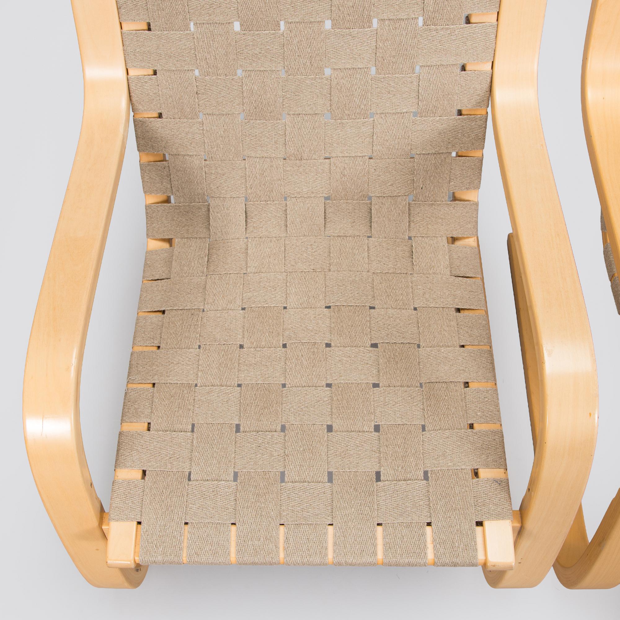 Alvar Aalto, nojatuolipari malli 406 Artek 1970-luku.