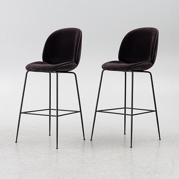 GamFratesi, Bar stools, a pair, "Beetle Bar Chair", Gubi, Denmark.