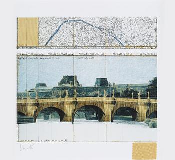 232. Christo & Jeanne-Claude, "The Pont Neuf wrapped (Project for Paris)".