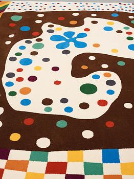Josef Frank, Matta "Matta nr II", handtuftad, ca 397 x 278-279 cm (samt kortsidorna med ca 1 cm foder).