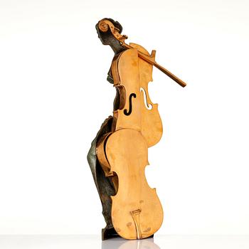 Arman (Armand Pierre Fernandez), "Venus et violoncelle".