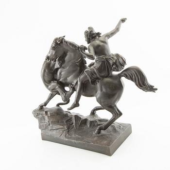 August Kiss, efter skulptur "Amazone zu Pferde".