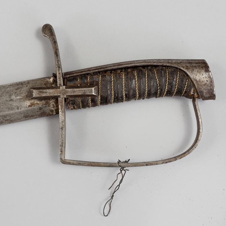 AN 18TH CENTURY SABRE.