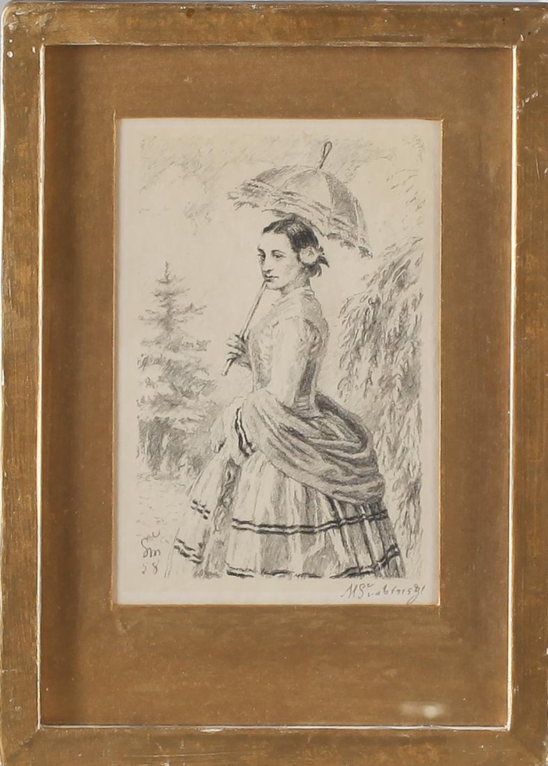 MAX SVABINSKY, grafiskt blad, signerad.
