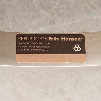 Poul Kjaerholm, armchair, "PK22" for Fritz Hansen, Denmark, 2010.