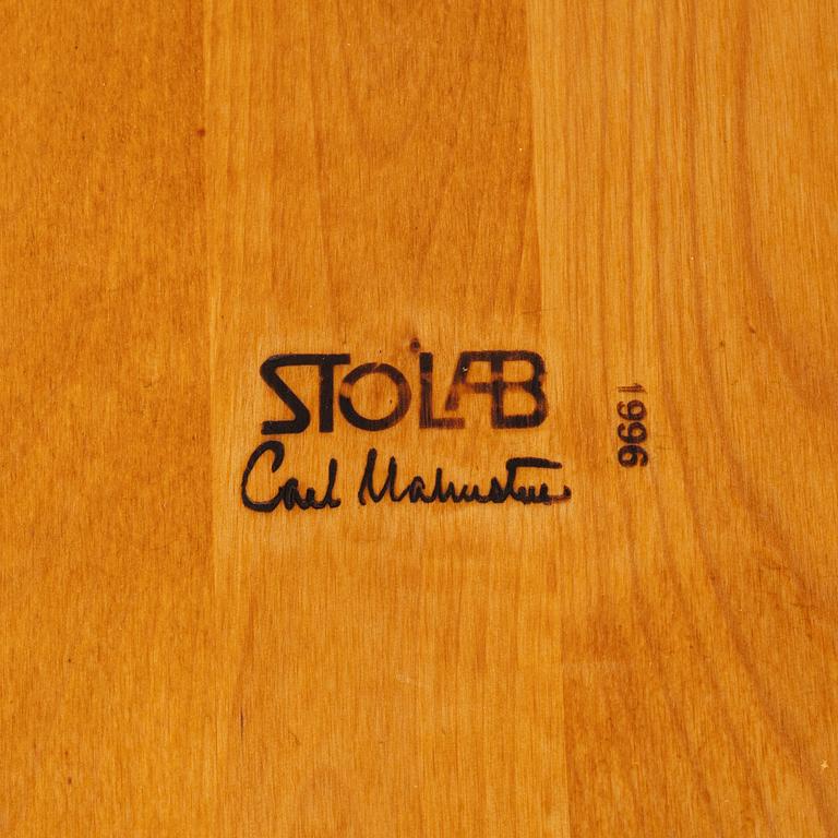 Carl Malmsten, stolar 4 st,  "Lilla Åland", Stolab, daterad 1996.