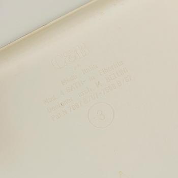 MARIO BELLINI, a set of three plastic coffee tables from C&B, Italy, second half of the 20th century.