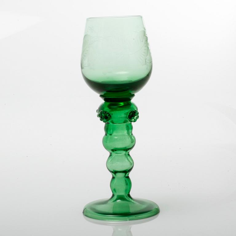 VINGLAS/REMMARE, 11 st, glas, 1900-tal.