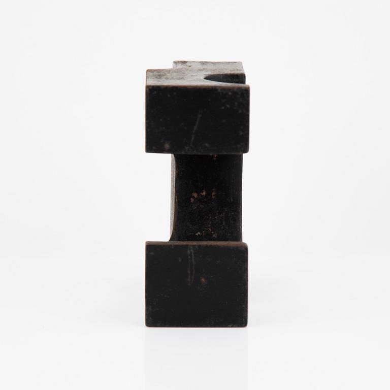 Björn Selder, sculpture, signed, numbered, iron.