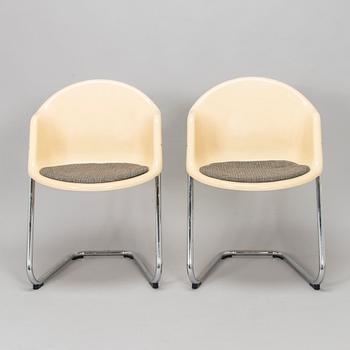 Yrjö Kukkapuro, stolar, 4 st, modell 419, Haimi, 1970-tal.