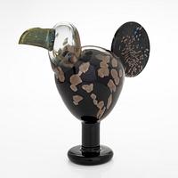 Oiva Toikka, an 'Anniversary Bird', signed O. Toikka Nuutajärvi 2010 481/1000.