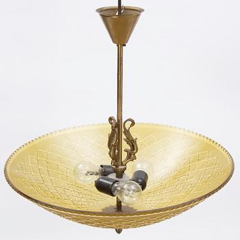 A Swedish Modern Ceiling Lamp, 1940s.