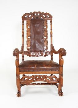KARMSTOL, barockstil.