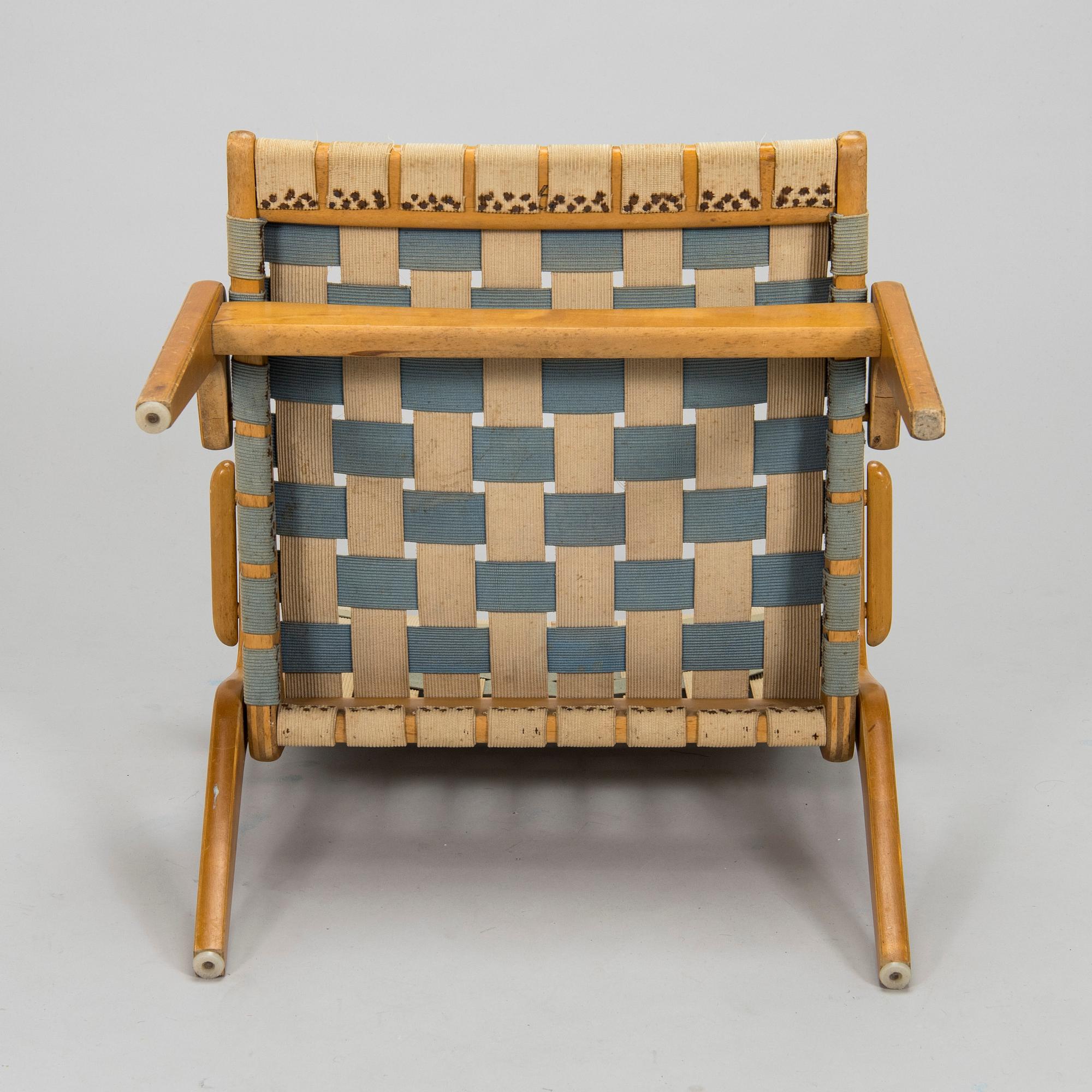 Ilmari Tapiovaara, fåtölj, "Colette", Asko, Finland, 1900-talets mitt.