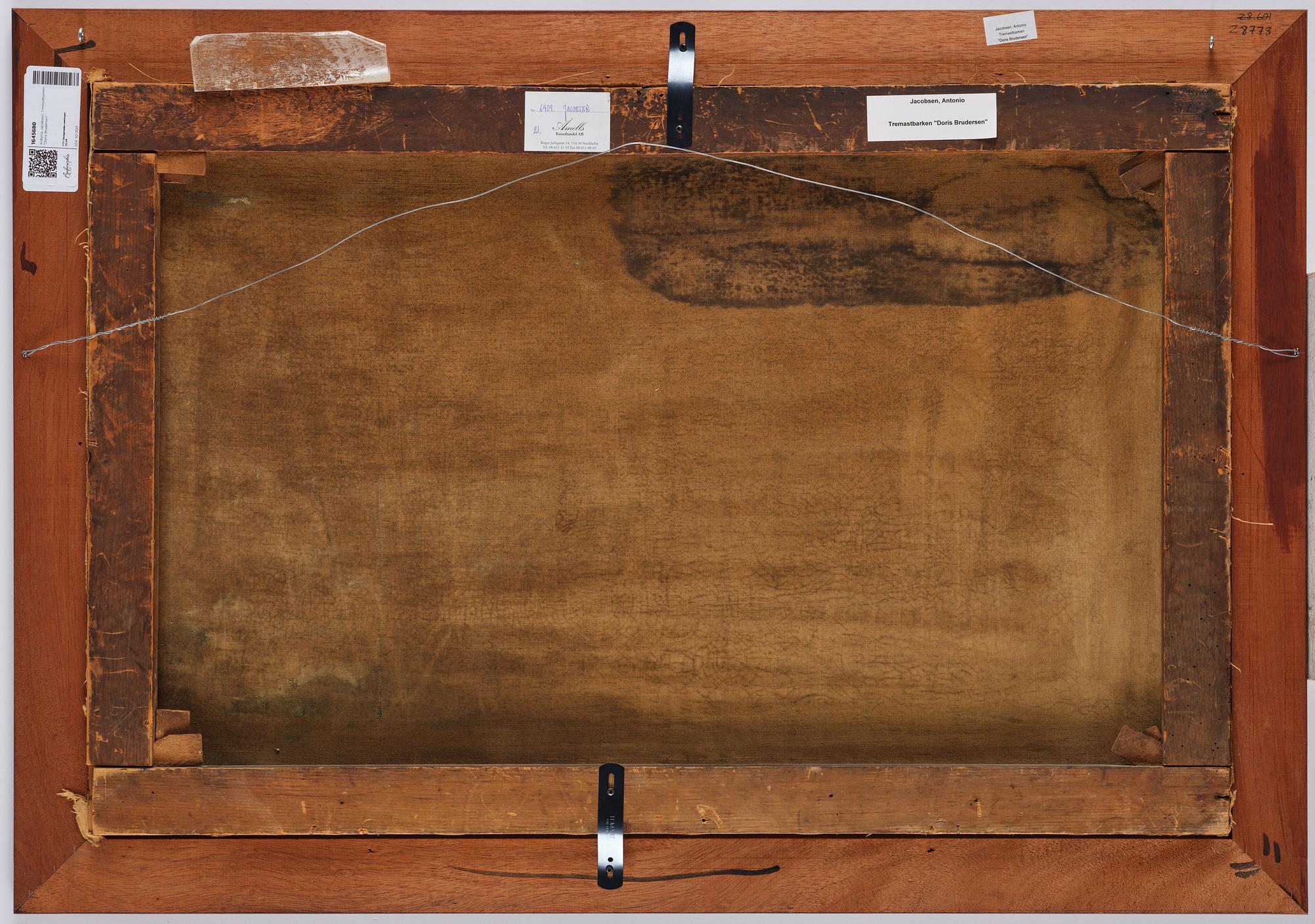 Antonio Jacobsen, the three-masted barque "Doris Brudersen".