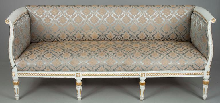 SOFFA, gustaviansk stil, 1900-tal.