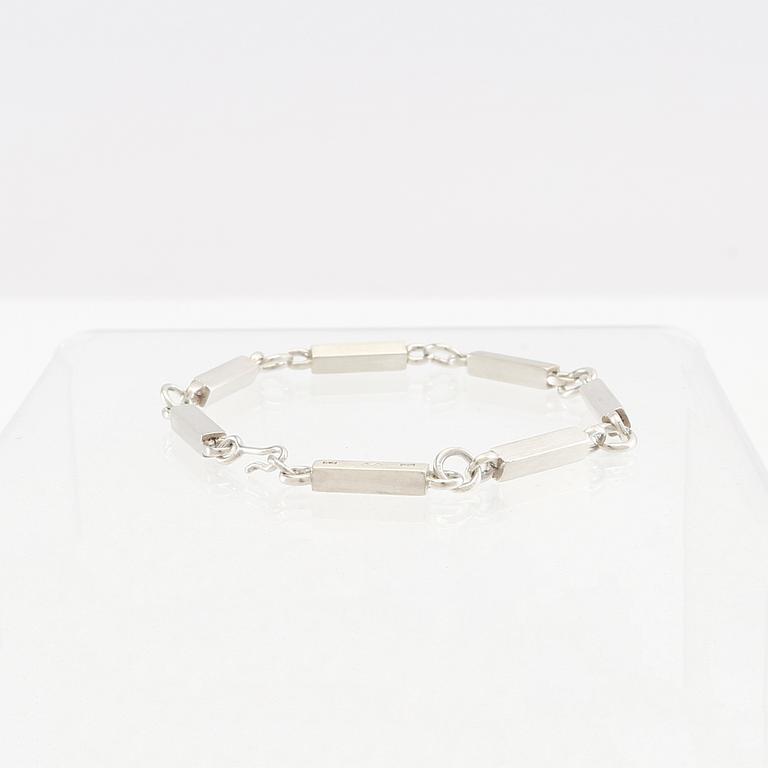 Wiwen Nilsson, silver link bracelet, Lund 1941.