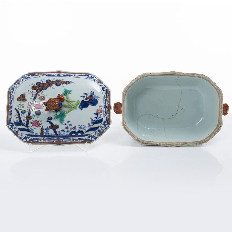 Terrin, exportporslin, Kina, Qianlong (1736-95).