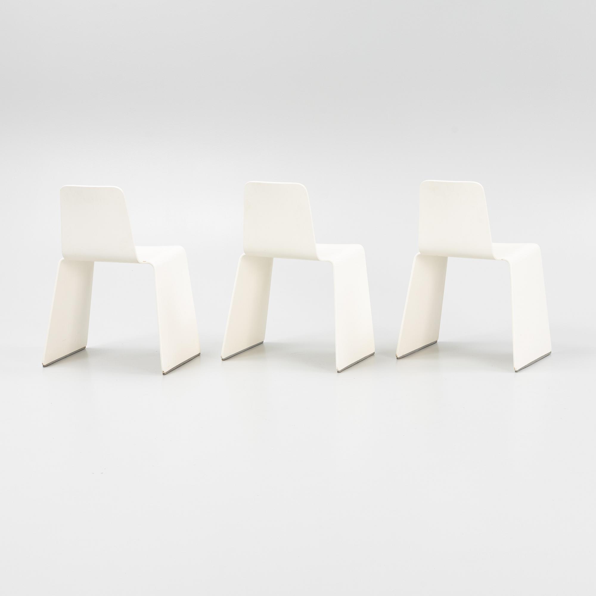 Peter Karpf, stolar 3 st., "Nxt", Swedese, 1982.