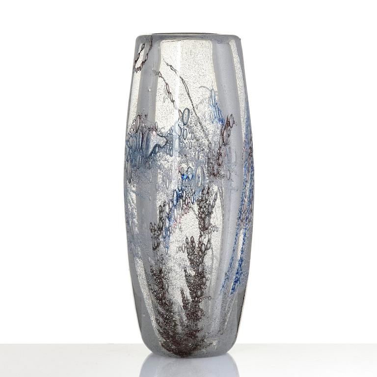 Simon Gate, a graal glass vase, Orrefors 1937.