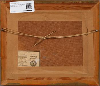 GUNNAR SÖDERSTRÖM, olja på pannå, signerad.