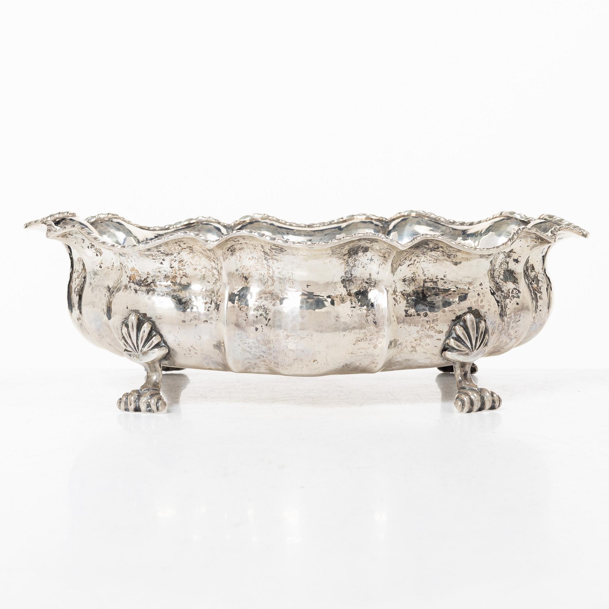 An Italian silver bowl, mid-20th century.