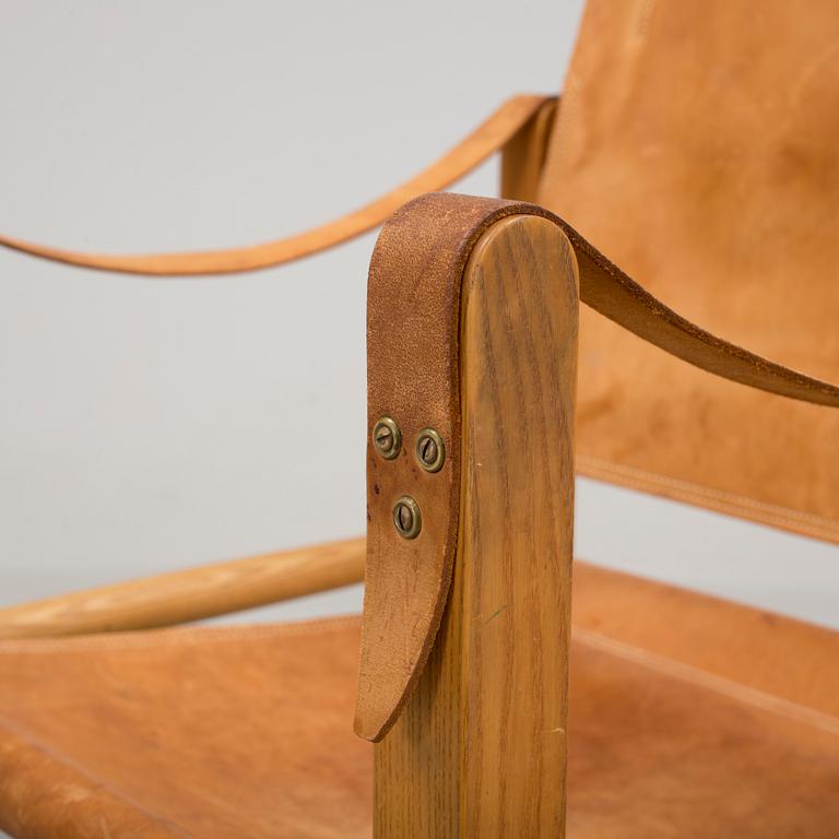 A 'Safari' armchair by Kaare Klint, Denmark.