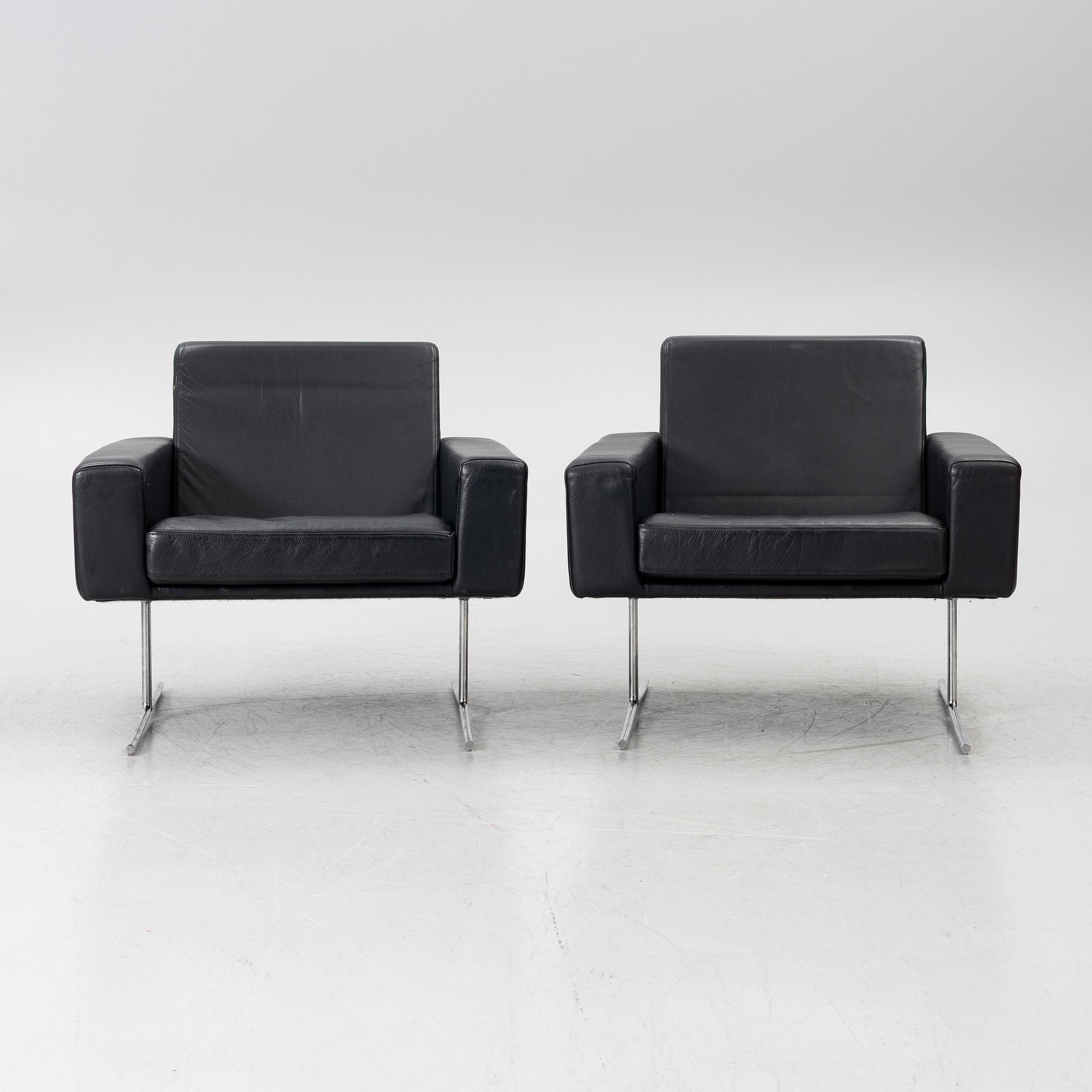 Armchairs, a pair, Danerka, Denmark.